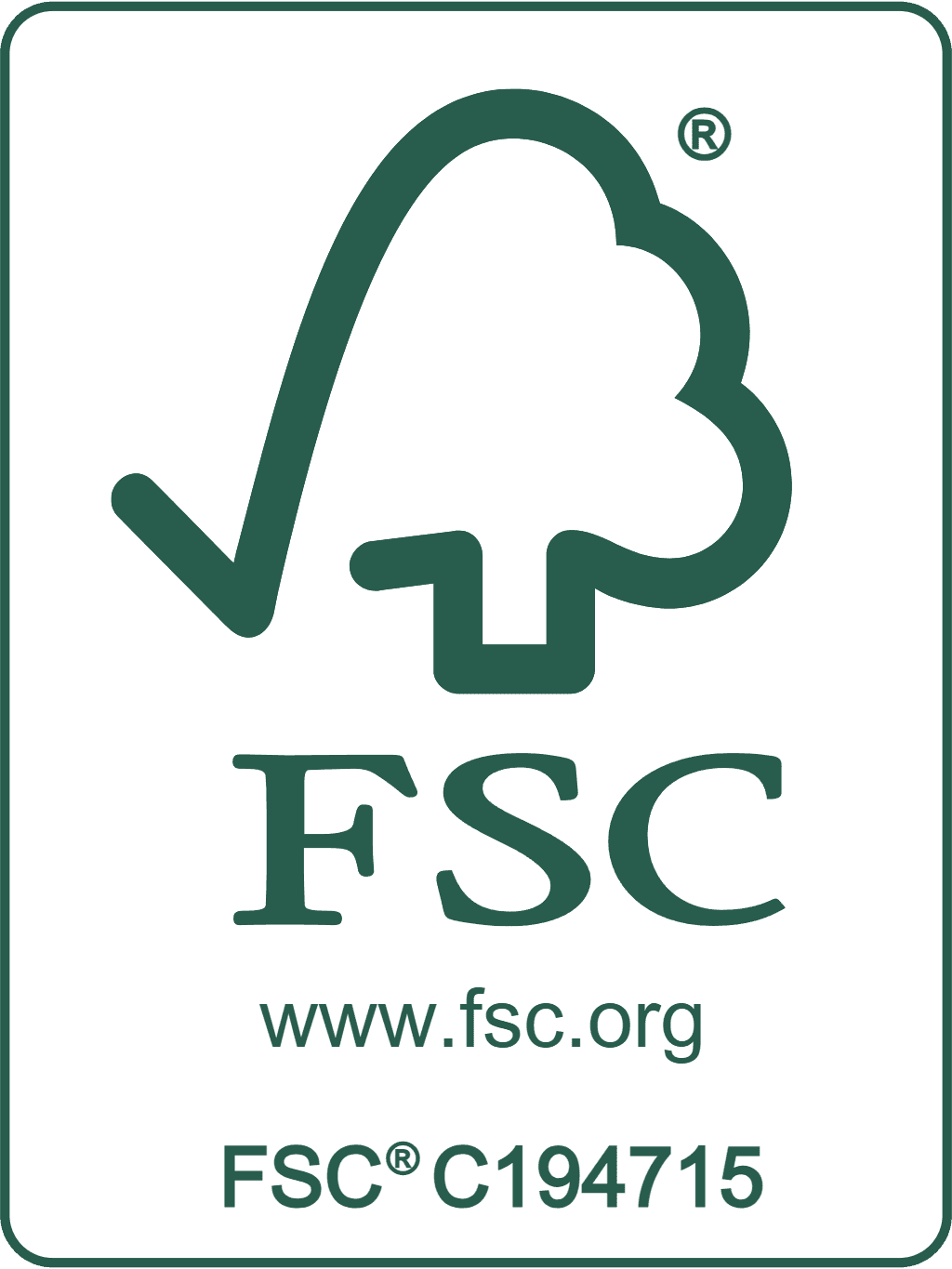 Forest Stewardship Council®（森林管理協議会) COC認証